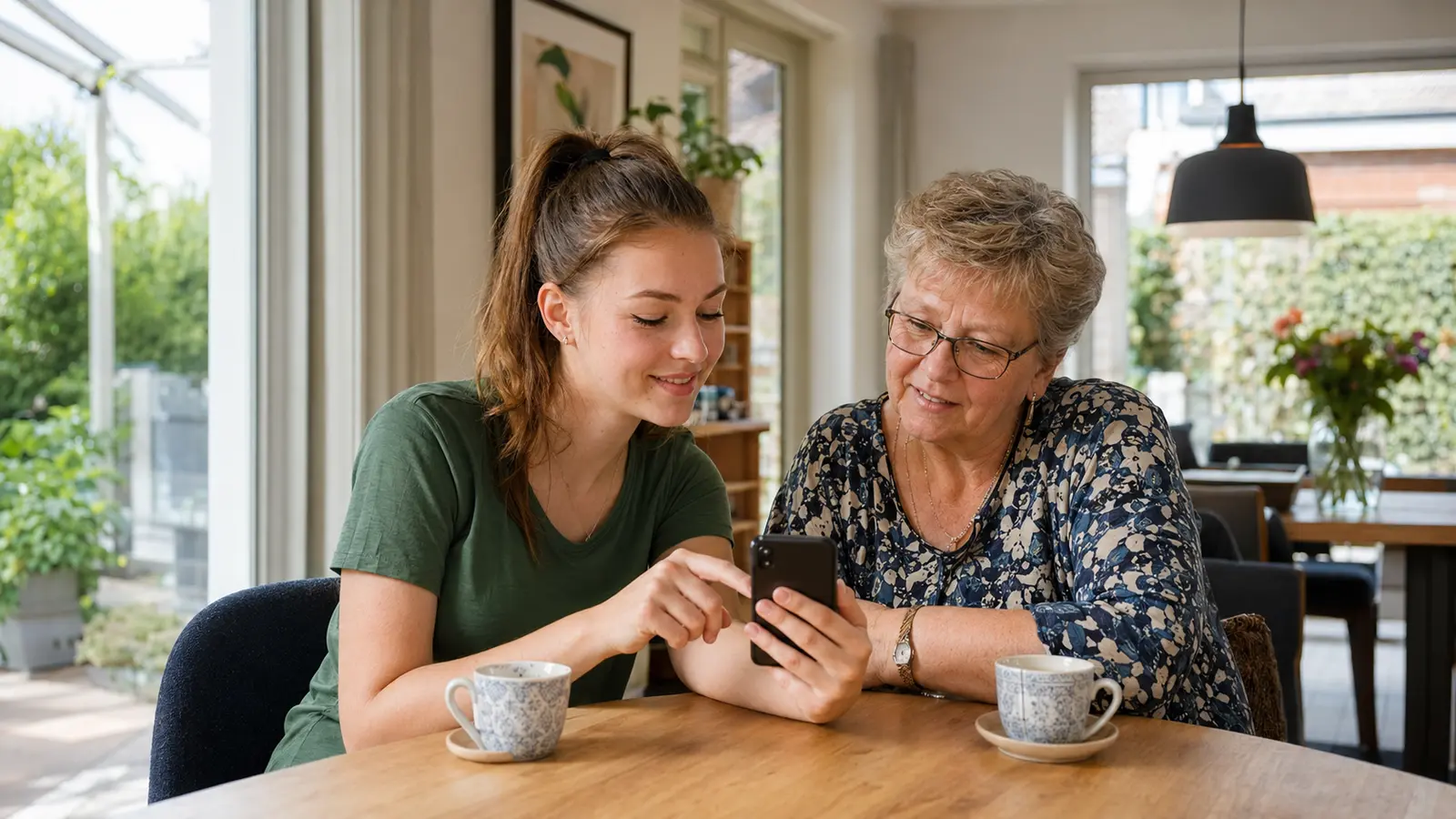 Jongere helpt met digitale vragen