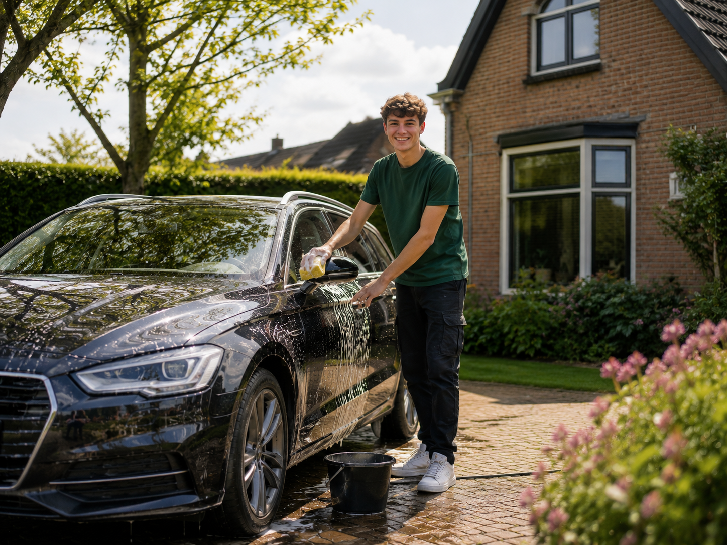 Voertuig wassen